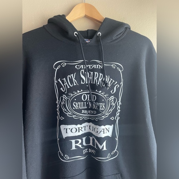 Graphic Design Black Men Hoodie Size XL - Picture 2 of 7